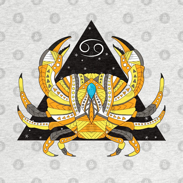 Ethnic Cancer Zodiac Sign by Tebscooler